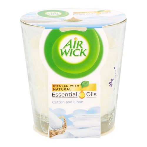 Airwick Cotton And Linen Scented Candle 105g