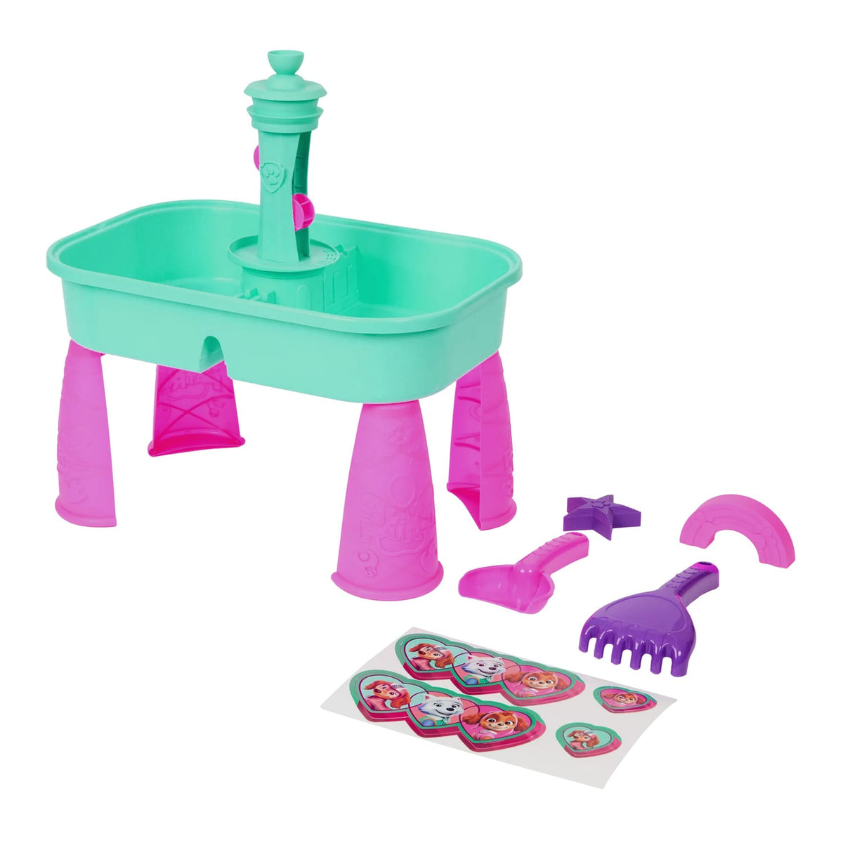 Paw Patrol Sand and Water Table - Pink Green, product image 2