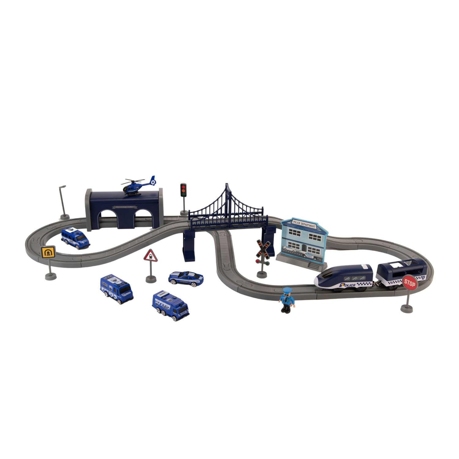 Teamsterz Police Service Rescue Train Set
