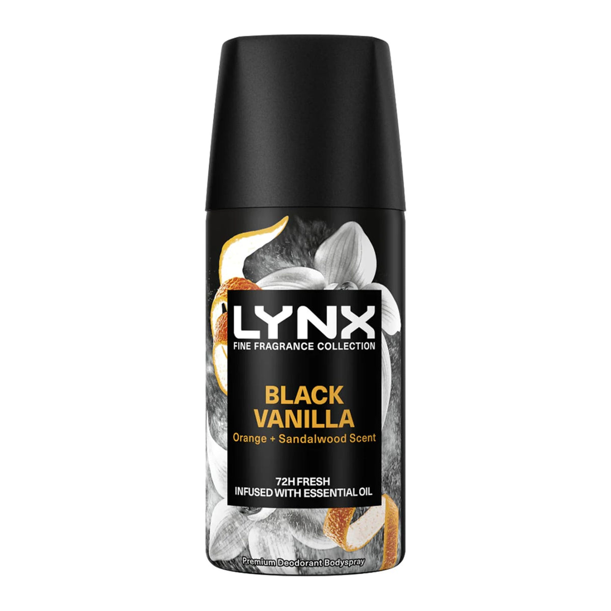 Lynx Fine Fragrance Deodorant Body Spray 35ml - Black Vanilla x2