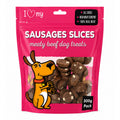 I Love My Pet Sausages Slices Meaty Beef Dog Treats 300g