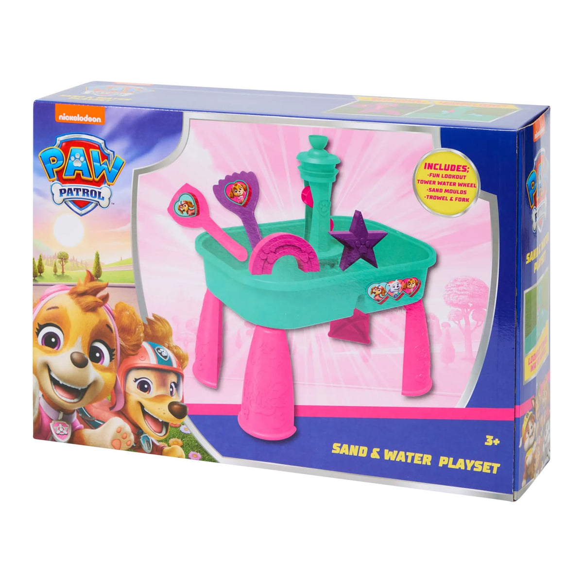 Paw Patrol Sand and Water Table - Pink Green