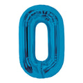 Lets Party Blue Foil 0 Balloon