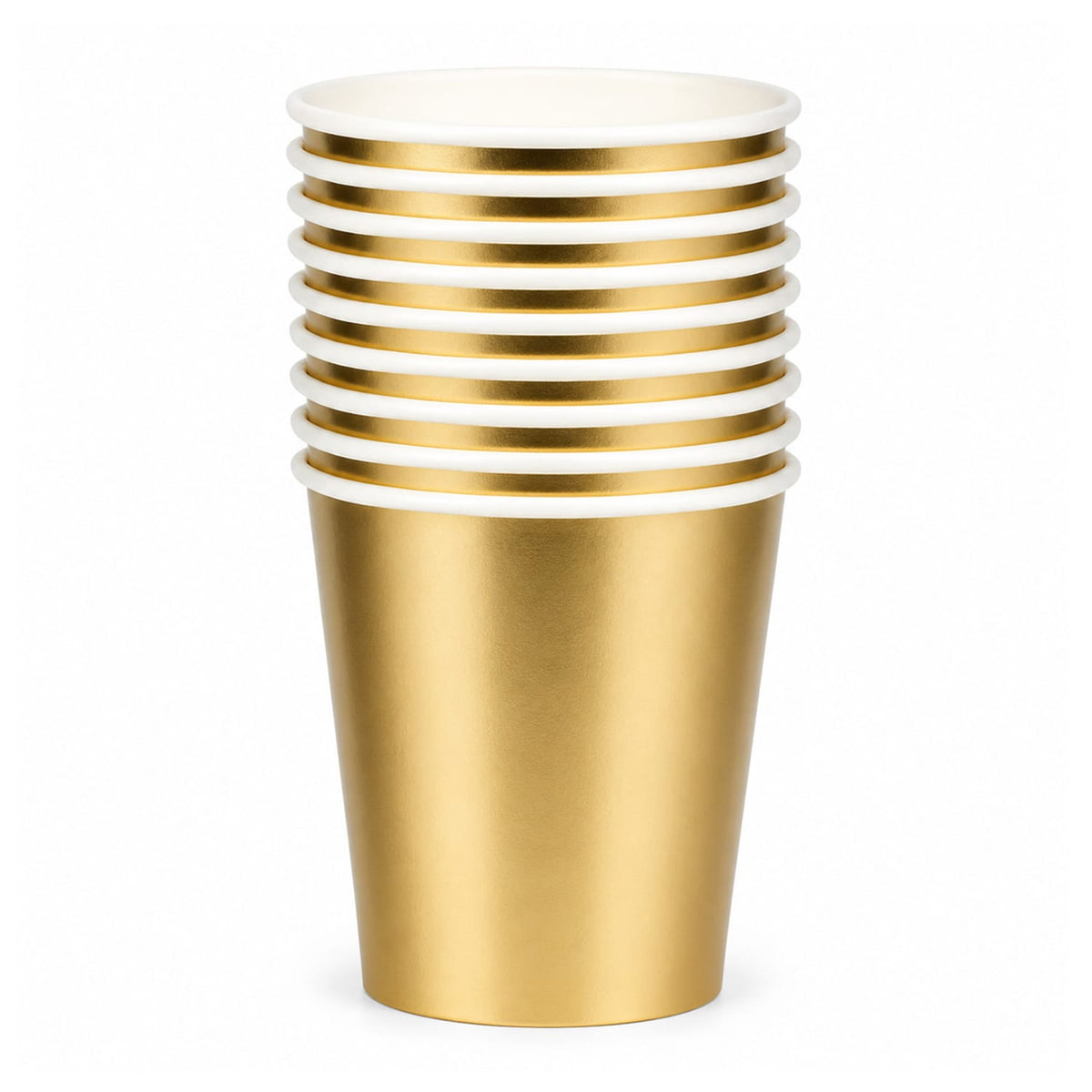Let's Party Metallic Paper Cups 10 Pack